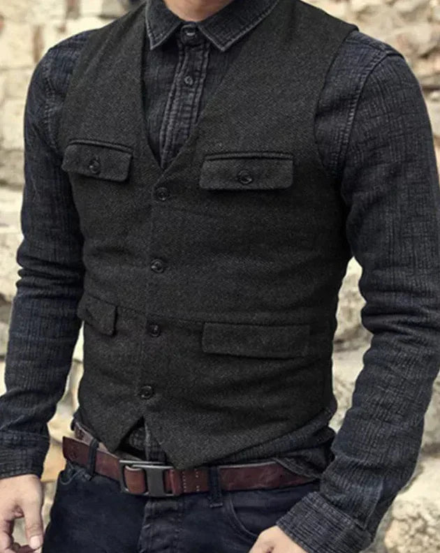 Vincent® | Olive Green Winter Cardigan, Effortless And Stylish